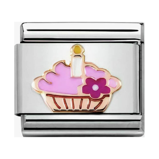 Composable CLASSIC Symbols Cupcake With Candle Charm