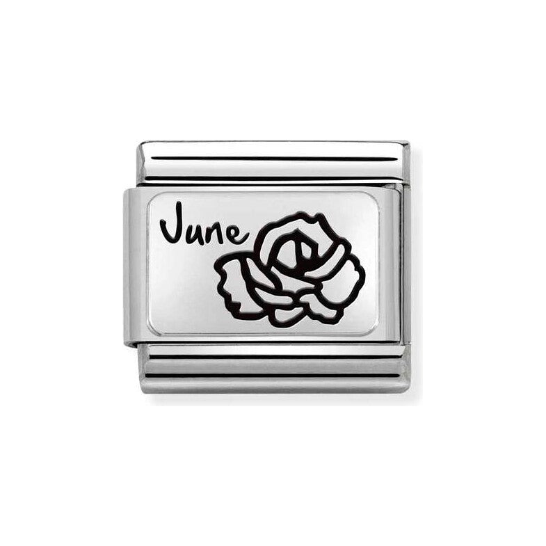 CLASSIC Composbale Plates June Flower Charm