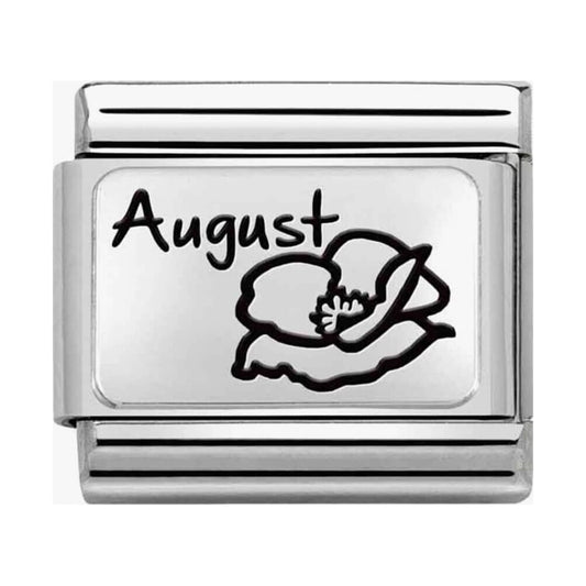 CLASSIC Composable Plates August Flower Charm