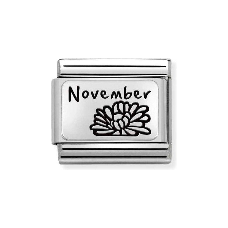 CLASSIC Composable Plates November Flower Charm