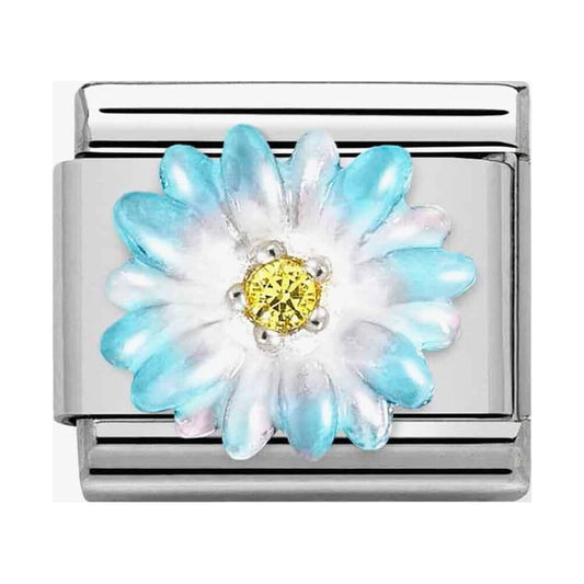 CLASSIC Composable Light Blue Flower Charm
