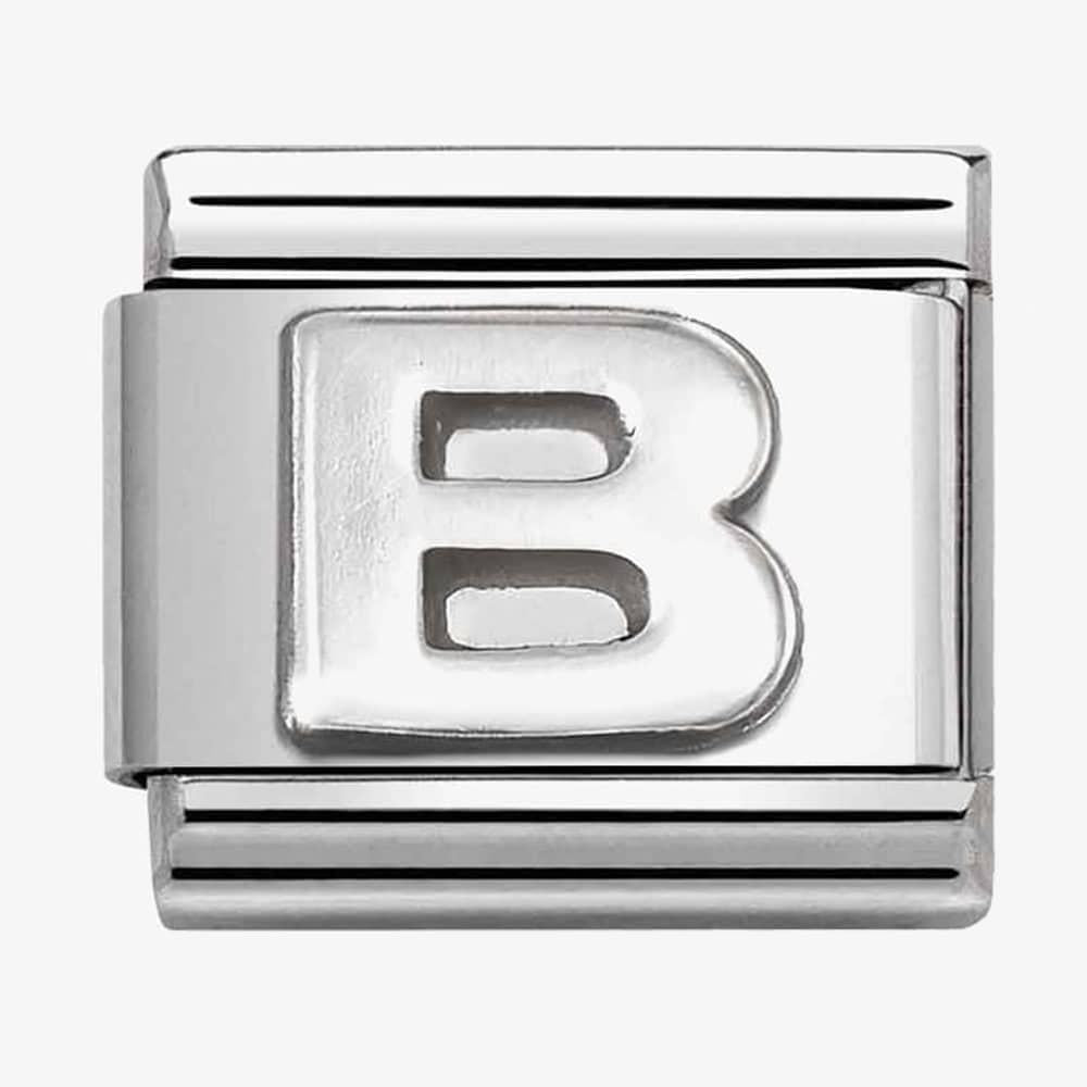 Composable Classic Link, Letter B, silver