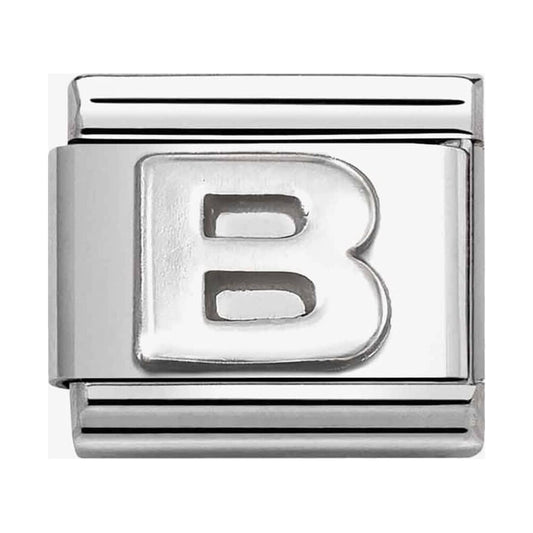 Composable Classic Link, Letter B, silver