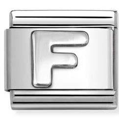 Composable Classic Link, Letter F, silver