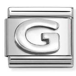 Composable Classic Link, Letter G, silver