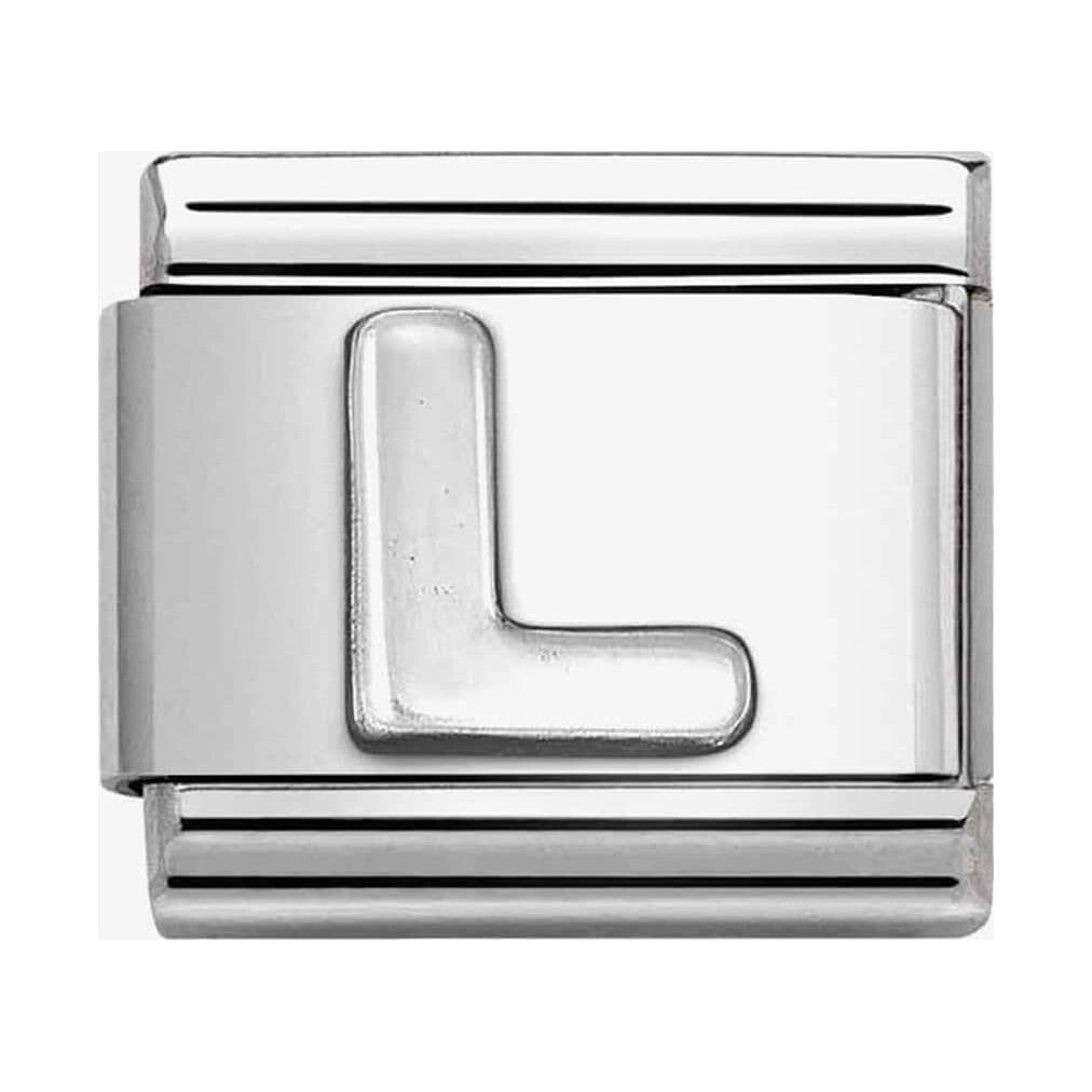 Composable Classic Link, Letter L, silver
