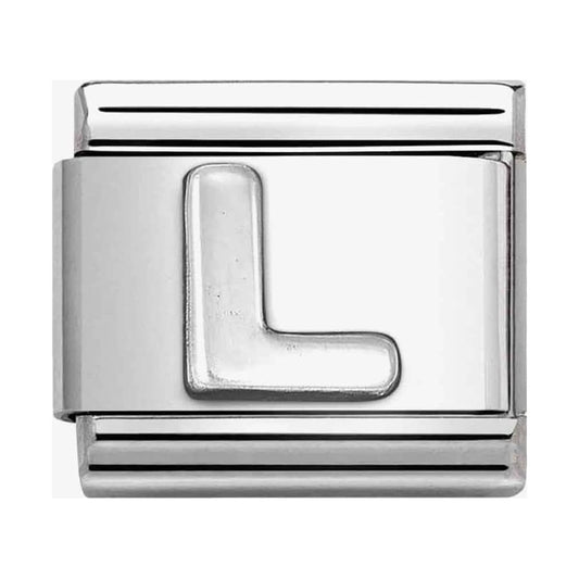 Composable Classic Link, Letter L, silver