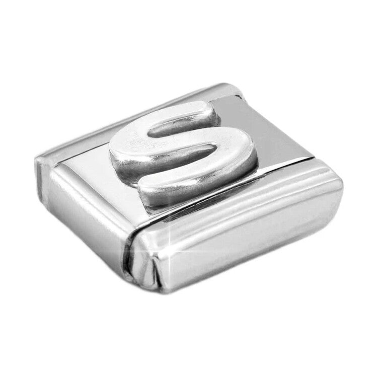 Composable Classic Link, Letter S, silver