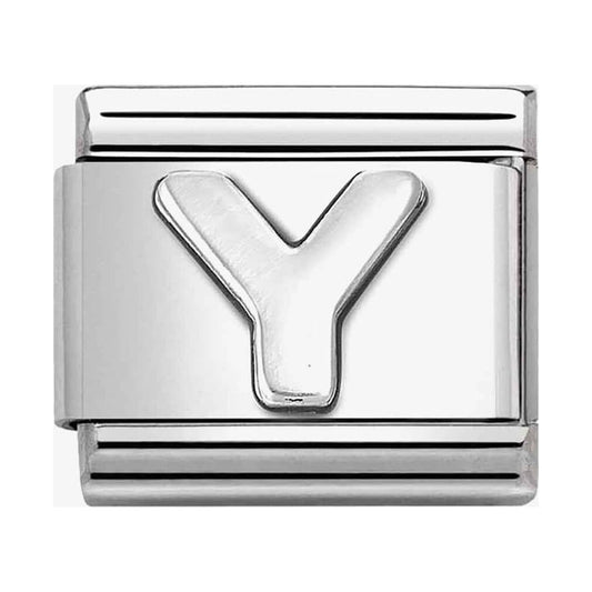 Composable Classic Link, Letter Y, silver