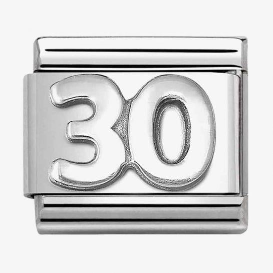 Composable Classic Link, number 30, silver