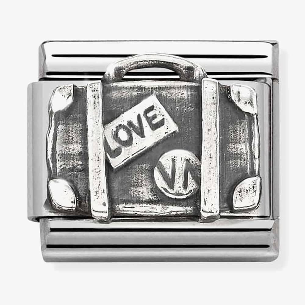 Composable Classic Link, sterling silver Suitcase