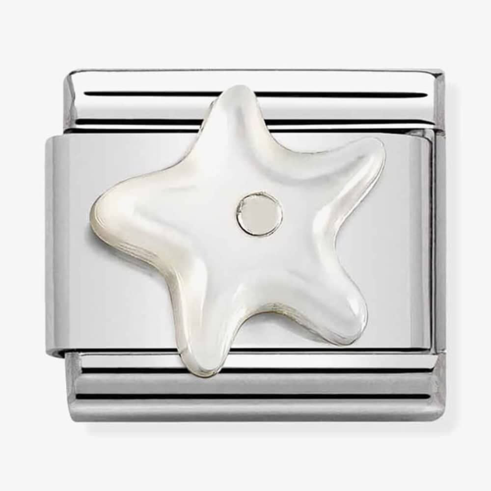 CLASSIC Composable Sterling Silver Mother of Pearl Starfish Charm