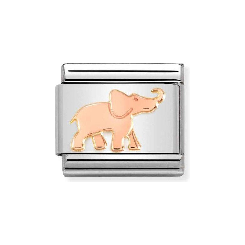 CLASSIC Composable Rose Gold Elephant Charm