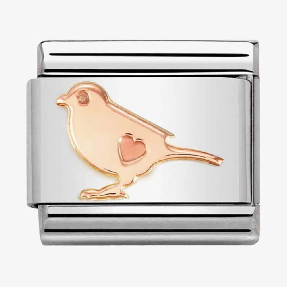CLASSIC Composable Rose Gold Bird Charm