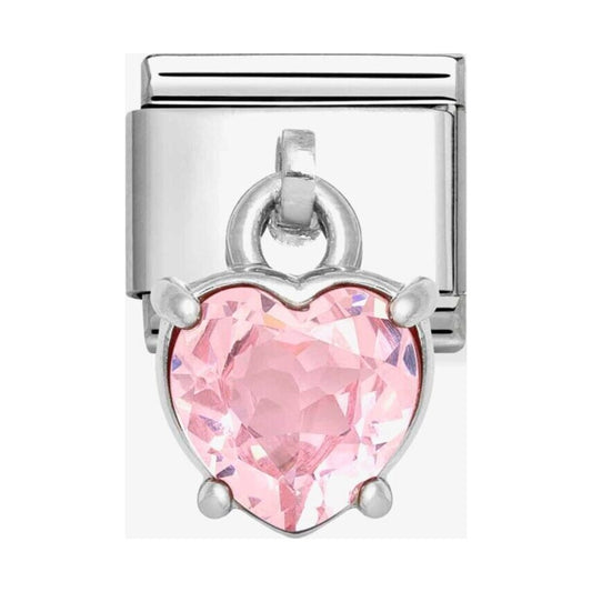 CLASSIC Pink Heart Dangle Charm