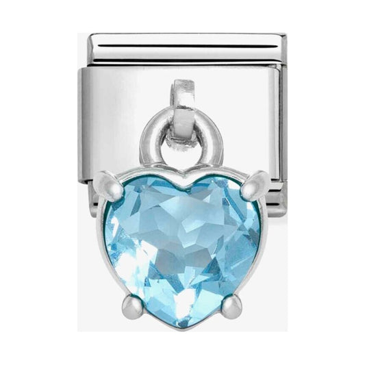 CLASSIC Blue Heart Dangle Charm