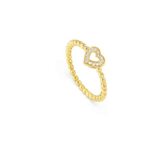 Lovecloud heart white cubic zirconia