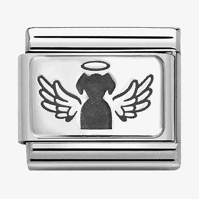 CLASSIC Composable Angel Dog Charm
