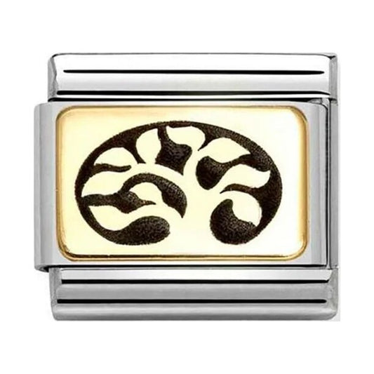 Nomination Gold and Enamel Tree of Life Charm