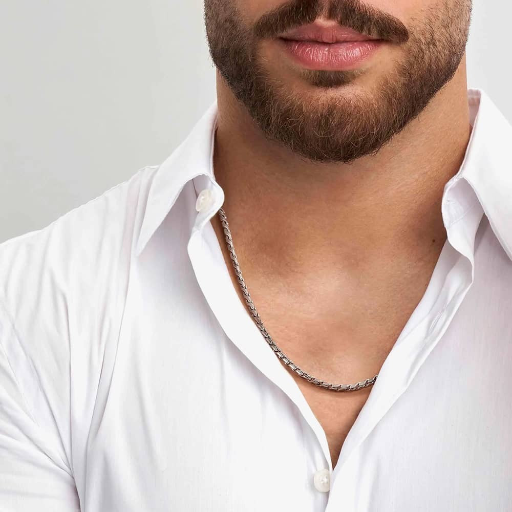 B-Yond Rounded Serpentine Chain Necklace