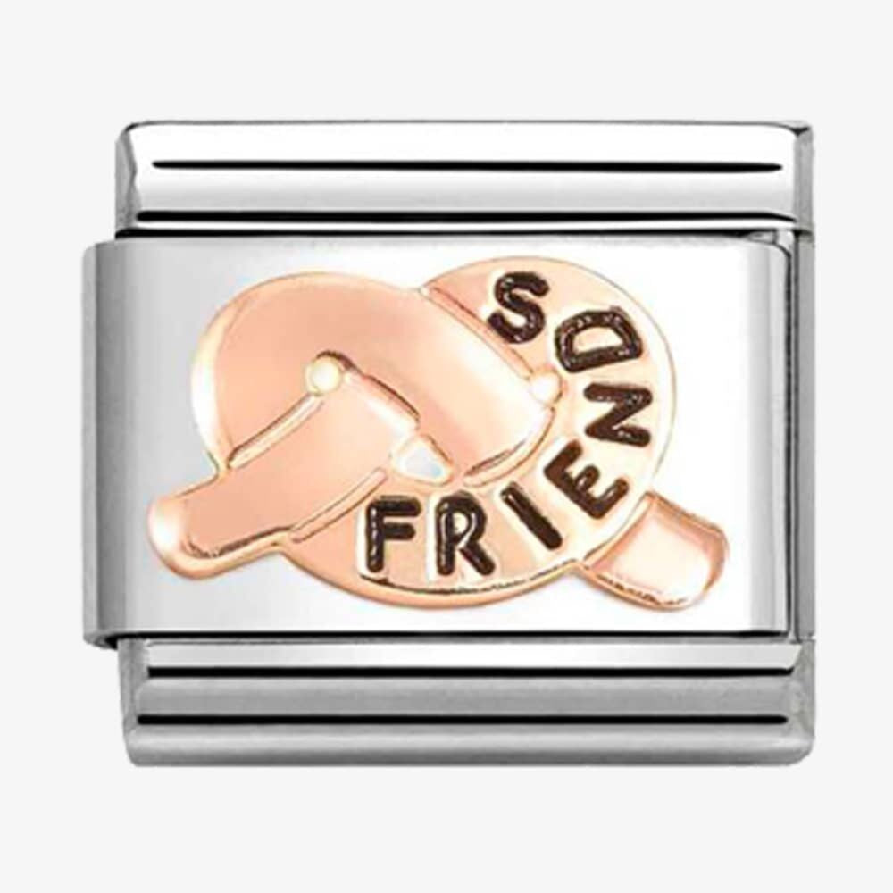 CLASSIC Rose Gold Friends Promise Knot Charm