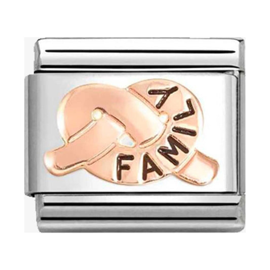 CLASSIC Rose Gold Family Promise Knot Charm