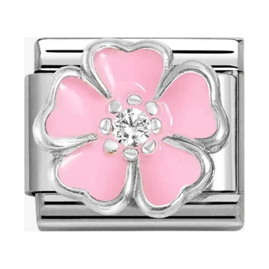 CLASSIC Symbols Pink Flower Charm