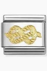Nomination Classic Gold Knot Sports & Hobbies Charms
