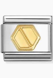 Nomination Classic Gold Screw Charm