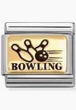 Nomination Classic Gold Bowling Sports & Hobbies Charms