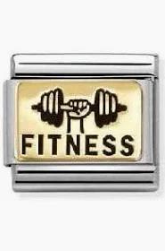 Classic Gold Fitness Sports & Hobbies Charms