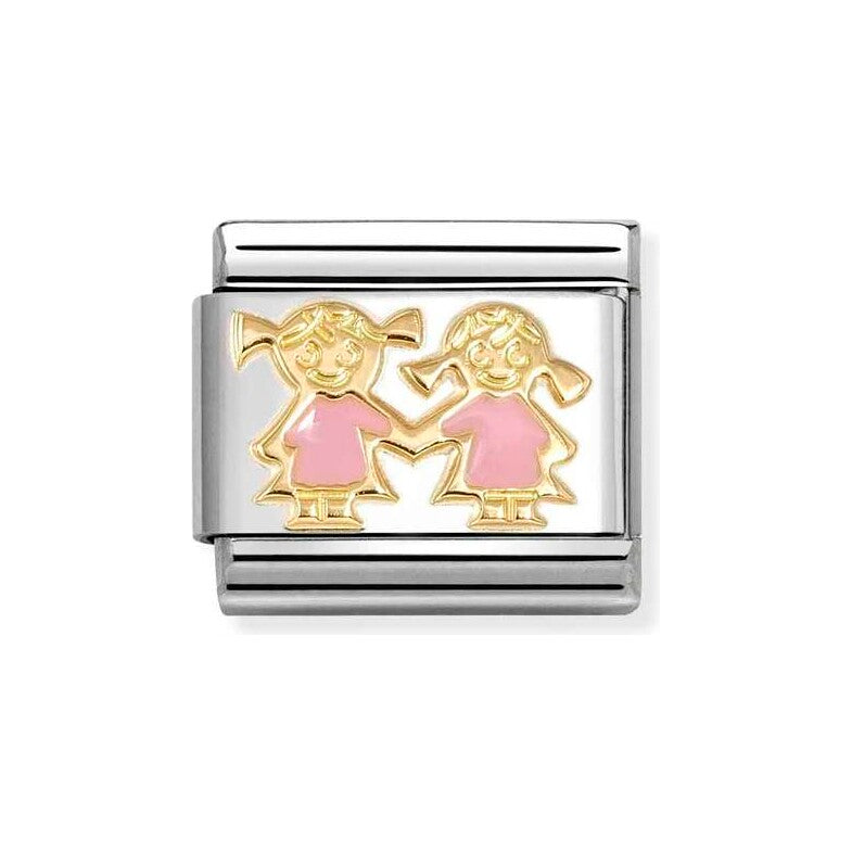 Nomination Classic Gold Girls Charm