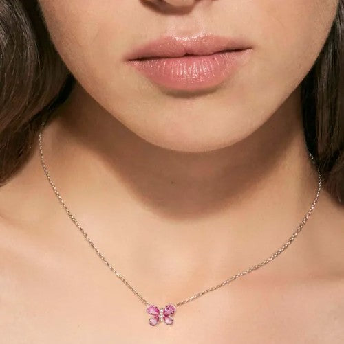 Shine Me Up necklace, Gemstone Butterfly