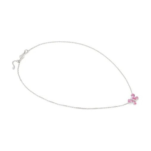 Shine Me Up necklace, Gemstone Butterfly