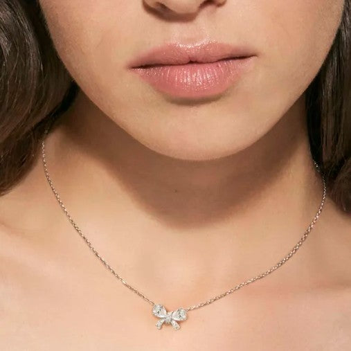 Shine Me Up necklace, Gemstone Bow