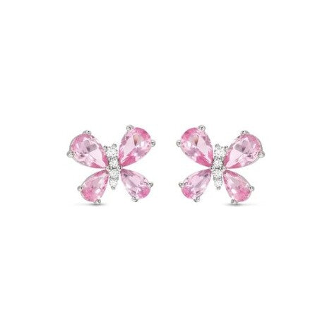 Shine Me Up earrings, Gemstone Butterfly