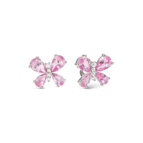 Shine Me Up earrings, Gemstone Butterfly