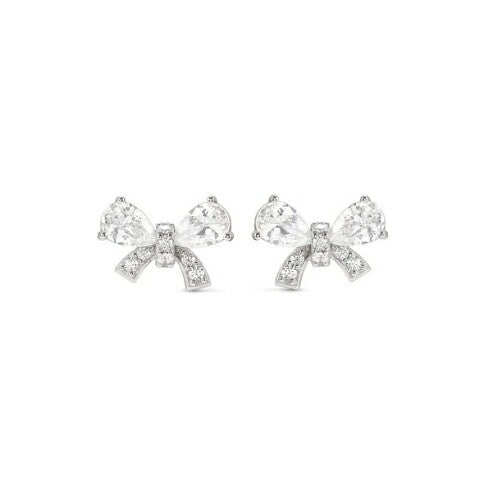 Shine Me Up earrings, Gemstone Bow