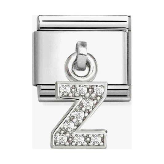 Silvershine Sparkling Letter Z Charm