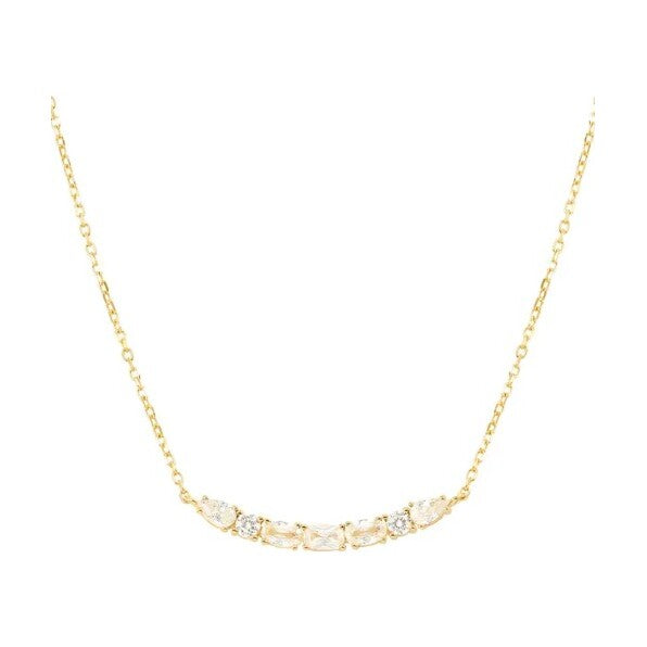 Necklace Colour Wave Aurora Ed. white CZ