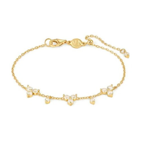 Life Bouquet bracelet with white stones