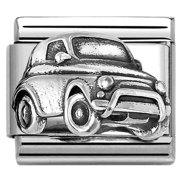 Classic Silver Car Charm