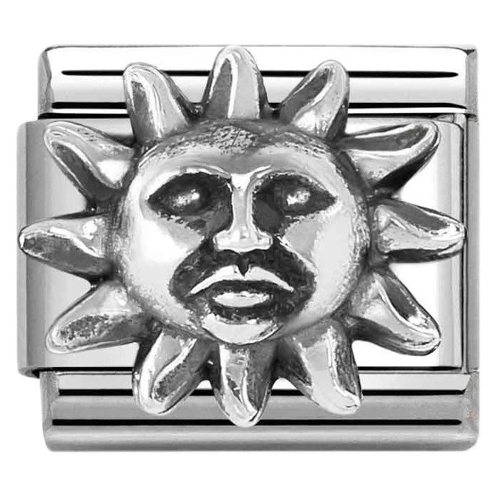 Composable Classic Silver Sun Link