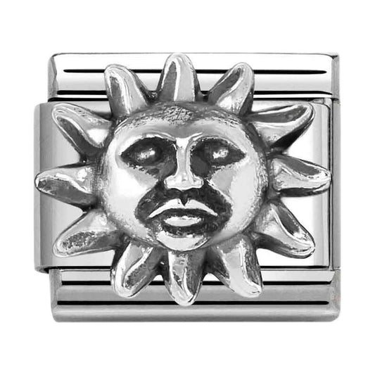 Composable Classic Silver Sun Link