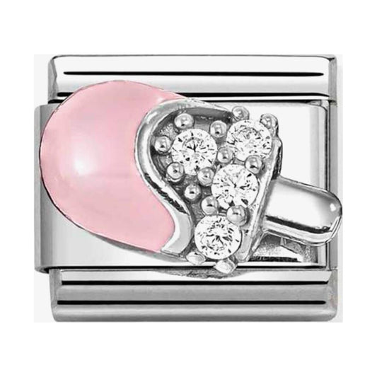 Classic Pink Ice Lolly Charm