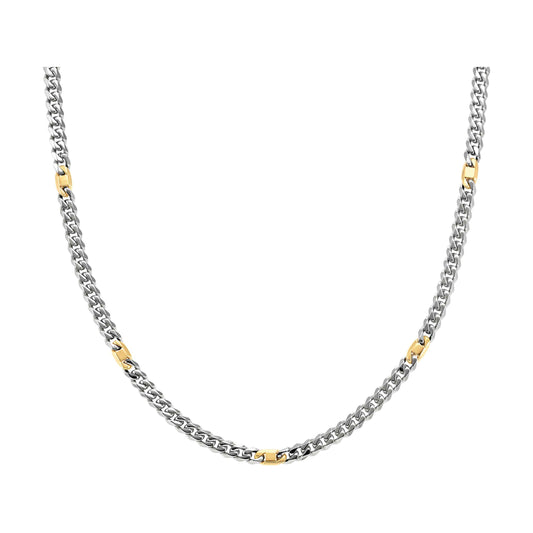 Stainless steel and Yellow Gol