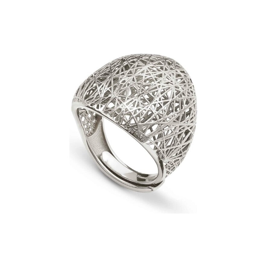 Leaf of Light ring with silver decorations