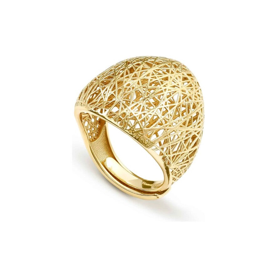 Leaf of Light ring with silver decorations