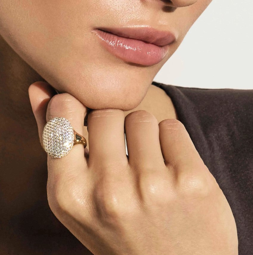 Precious Moves ring with Cubic Zirconia