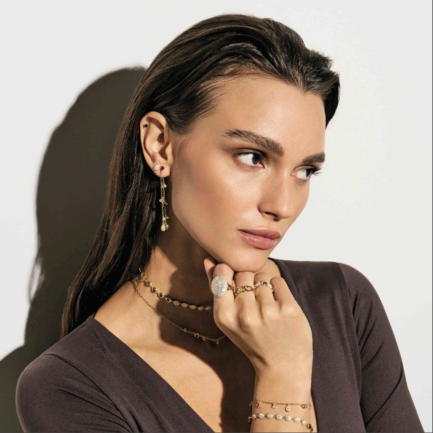 Precious Moves ring with Cubic Zirconia